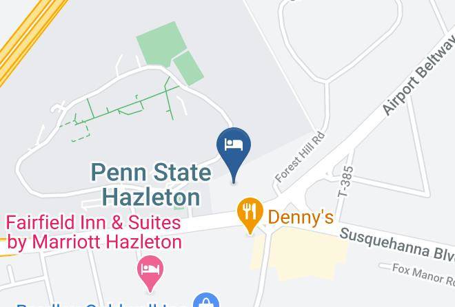 Luzerne - Forest Hill Inn Hazleton Maps