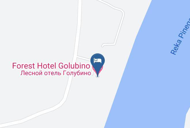 Pinezhsky District - Forest Hotel Golubino Maps