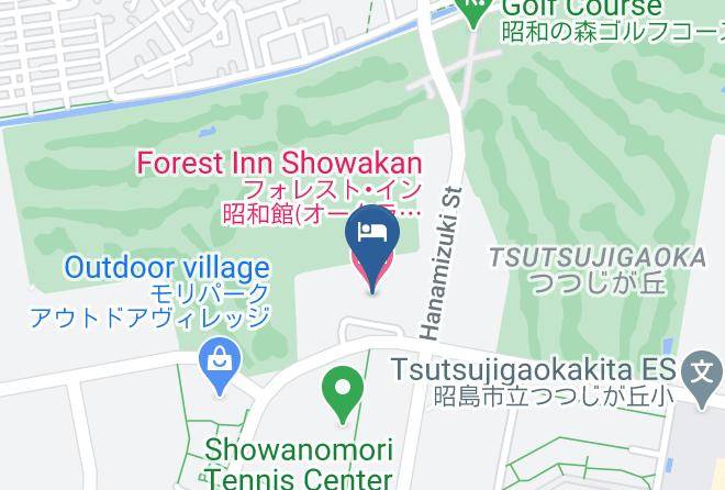 Akishima City - Forest Inn Showakan Maps