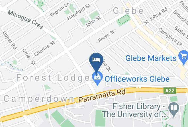 Sydney - Forest Lodge Student Accommodation Maps