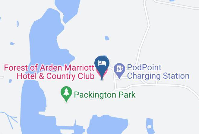 Forest Of Arden Marriott Hotel & Country Club Map