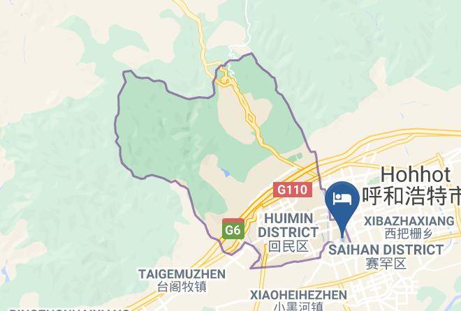 Hohhot - Forest Oxygen Bar Business Hotel Maps