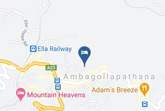 Badulla - Forest Paradise Guest Home And Restaurant Maps