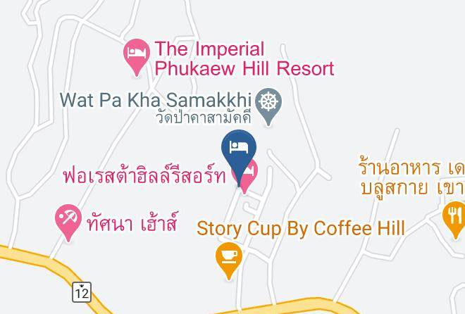 Amphoe Khao Kho - Foresta Hill Resort Maps