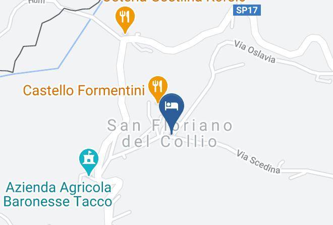 Gorizia - Foresteria Castello Formentini Maps