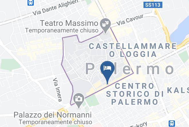 Palermo - Foresteria Della Cattedrale Maps