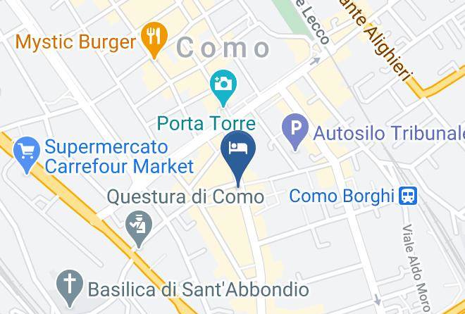 Como - Foresteria Della Corte Maps