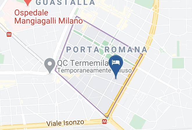 Milan - Foresteria Un Posto A Milano Maps