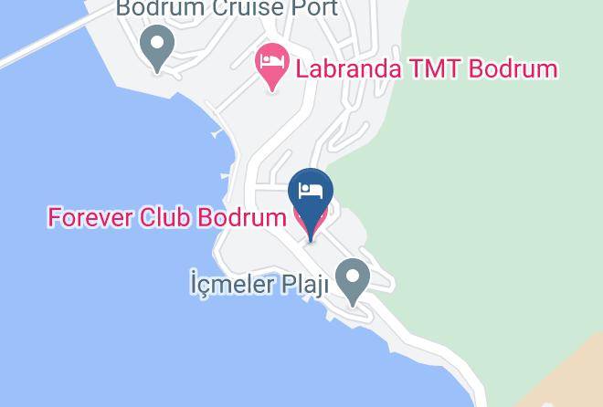 Bodrum - Forever Club Bodrum Maps
