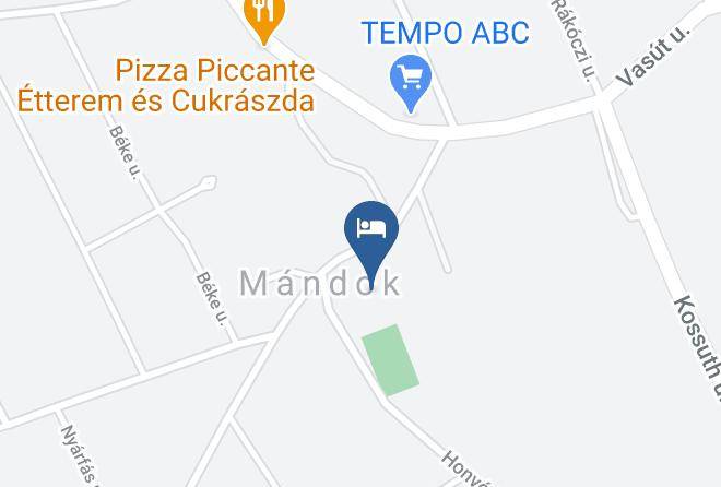 Mandok - Forgach Kastely Hotel Maps