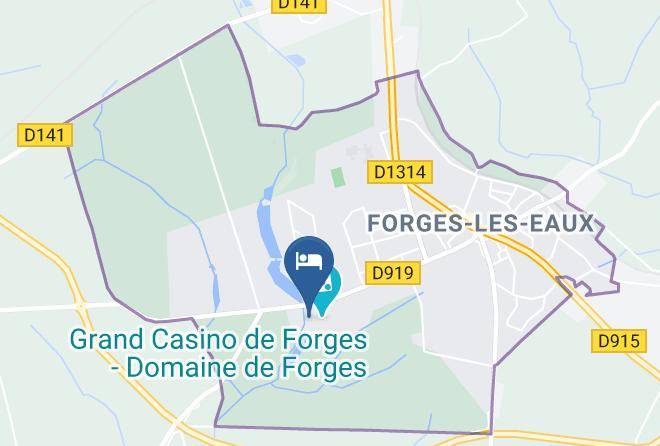 Seine Maritime - Forgeshotel Domaine De Forges Maps