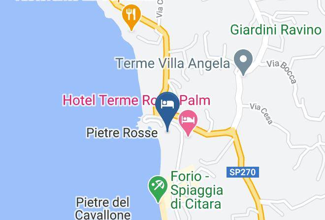 Naples - Forio Hotel Riva Del Sole Maps