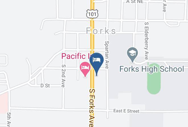 Clallam - Forks Motel Maps