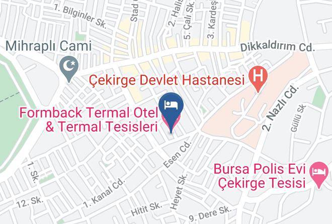 Osmangazi - Formback Termal Otel & Termal Tesisleri Maps
