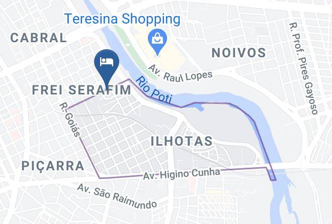 Teresina - Formula Arrey Hotel Maps