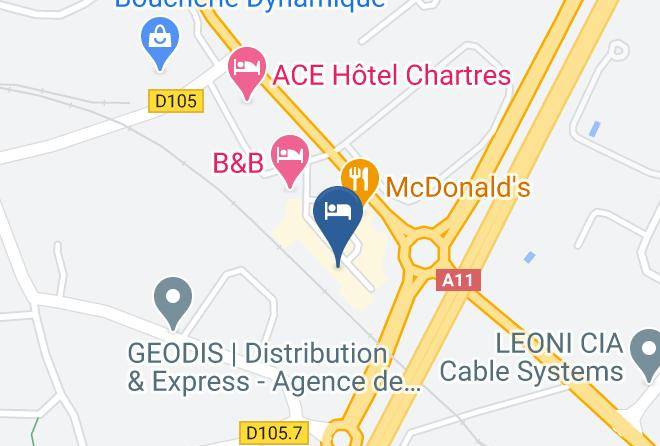 Eure Et Loir - HotelF1 Chartres Hotel Maps