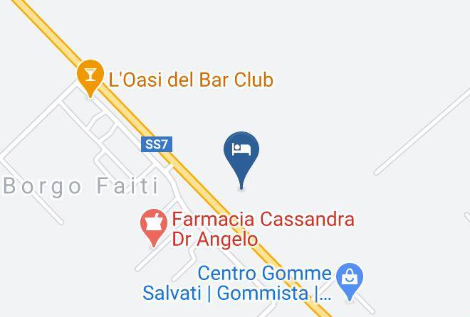 Latina - Foro Appio Mansio Hotel Maps