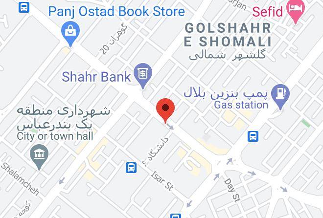 Bandar Abbas - Forough Bandar Hotel Maps