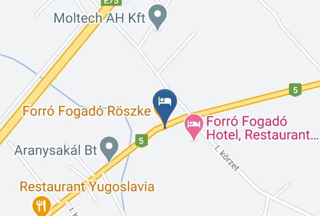 Roszke - Forro Etterem Panzio Maps