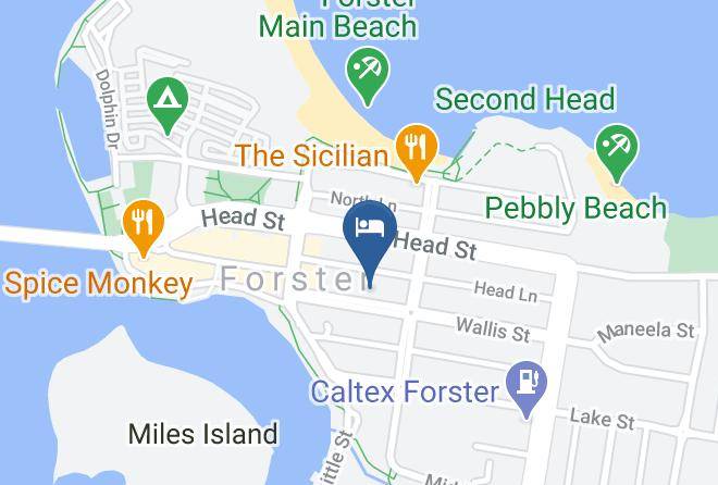 Forster Motor Inn Map