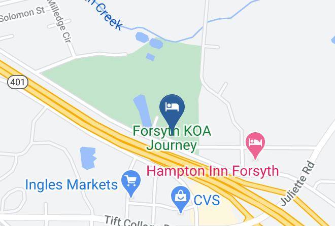 Monroe - Forsyth Koa Journey Maps
