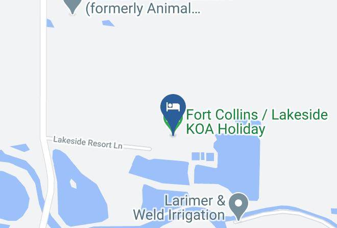 Larimer - Fort Collins Lakeside Koa Holiday Maps
