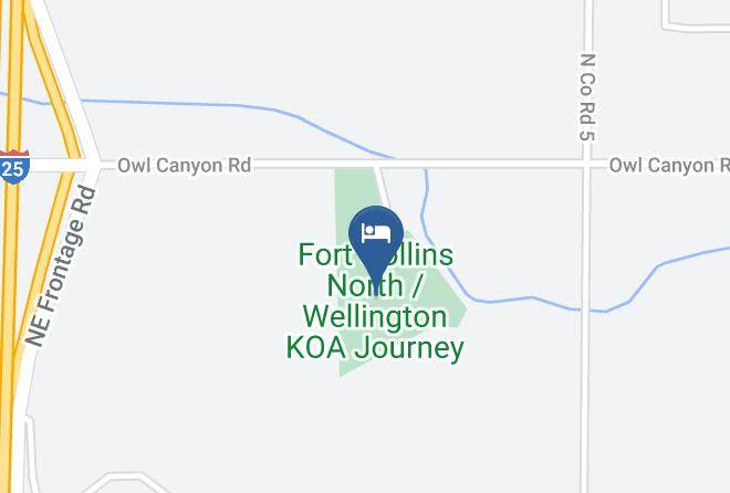 Larimer - Fort Collins North Wellington Koa Journey Maps