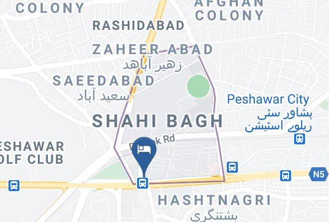 Peshawar - Fort Continental Hotel Peshawar Maps