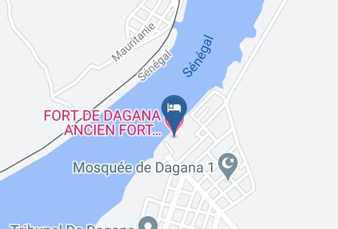 Dagana - Fort De Dagana Ancien Fort Faidherbe Maps