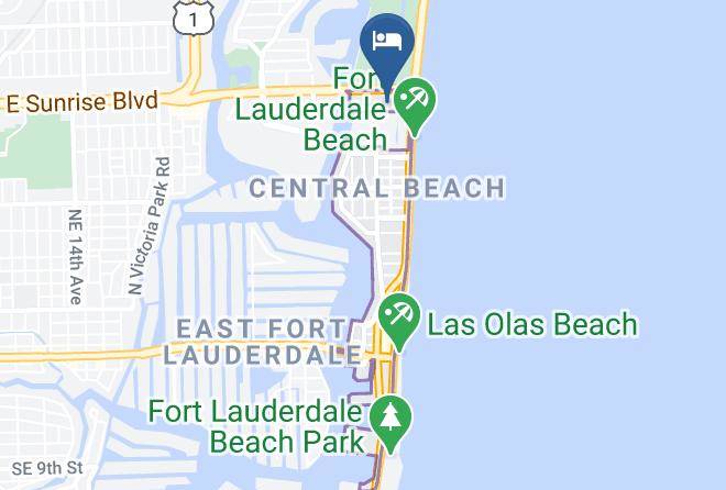 Broward - Fort Lauderdale Beach Resort Maps