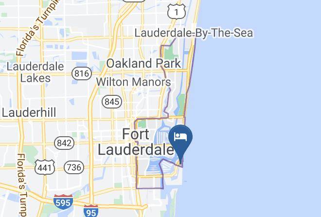 Broward - Fort Lauderdale Marriott Harbor Beach Resort & Spa Maps