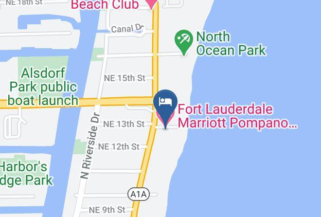 Broward - Fort Lauderdale Marriott Pompano Beach Resort & Spa Maps