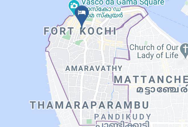 Kochi - Fort Muziris Maps