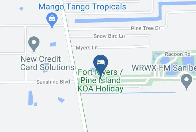 Lee - Fort Myers Pine Island Koa Holiday Maps