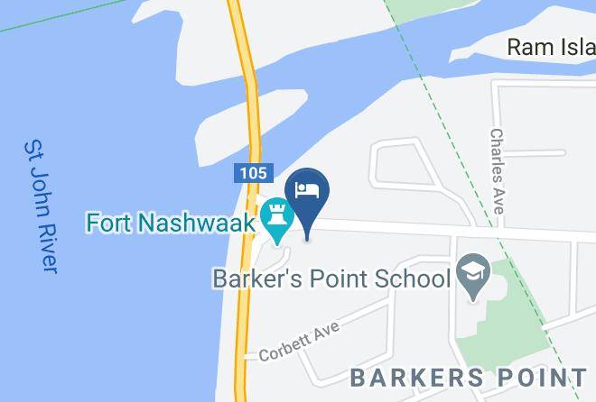 Fort Nashwaak Motel Map