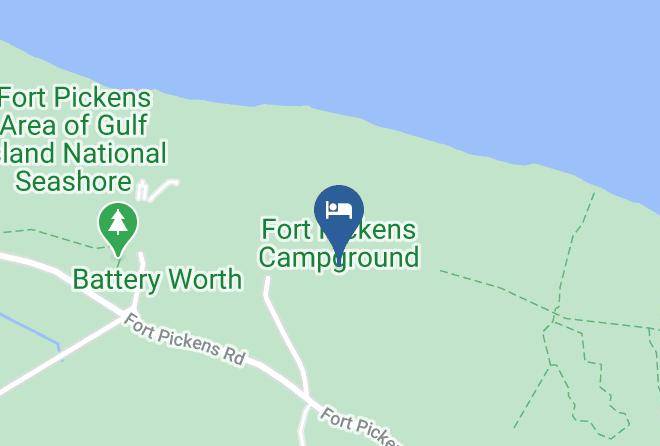 Escambia - Fort Pickens Campground Maps