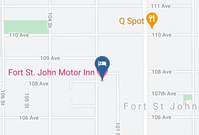 Peace River - Fort St John Motor Inn Maps