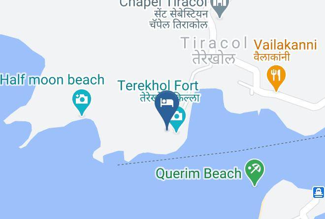 Pernem - Fort Tiracol Heritage Hotel Maps
