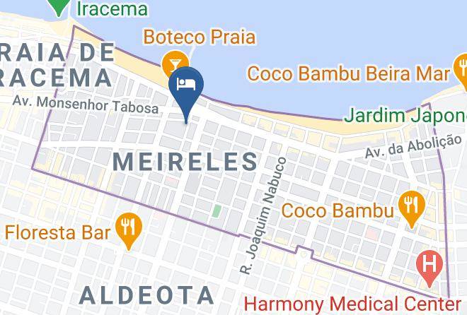 Fortaleza - Fortaleza Mar Hotel Maps