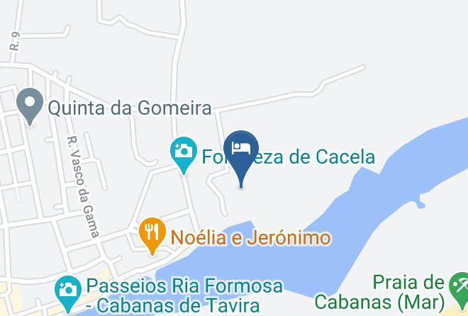 Tavira - Forte De Sao Joao Da Barra Maps
