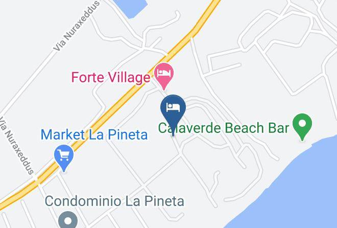 Cagliari - Forte Village Resort Hotel Pineta Maps