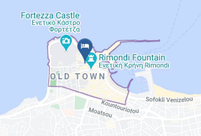 Rethimni - Fortezza Hotel Maps