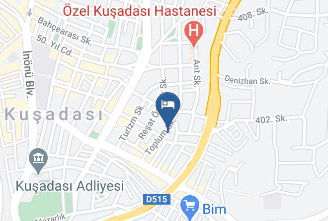 Kusadasi - Fortin Pansiyon Maps