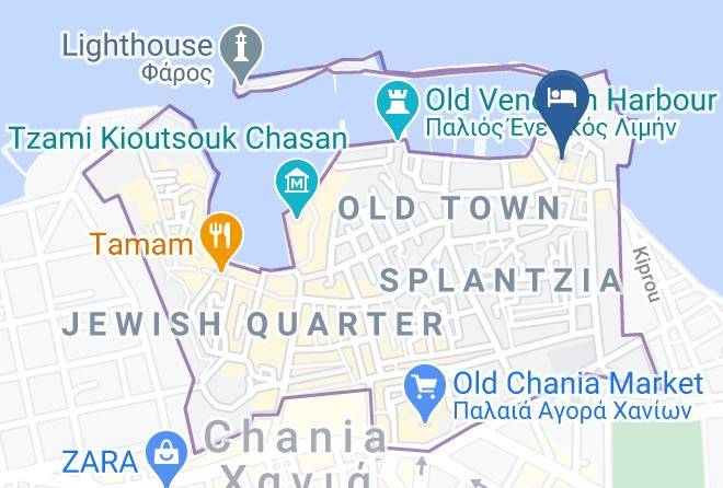 Khania - Fortino Boutique Hotel Maps