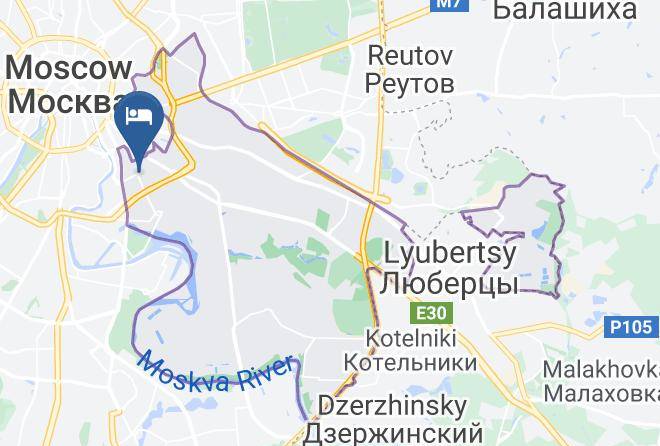 Moscow - Otel' Fortis Moscow Dubrovka Maps