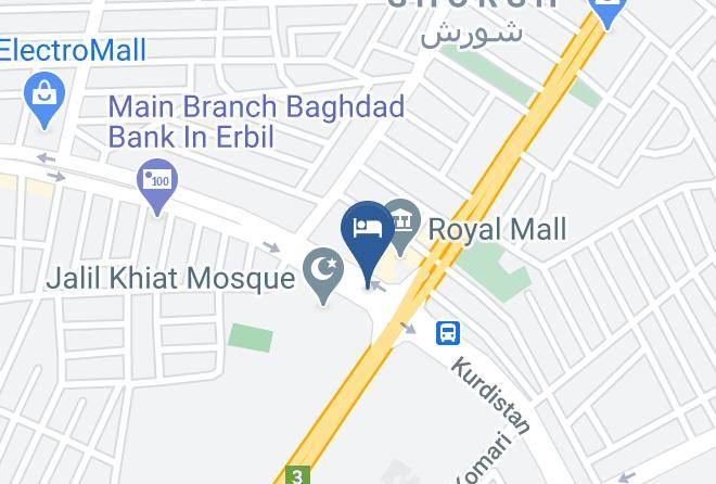 Erbil - Fortland Hotel Maps