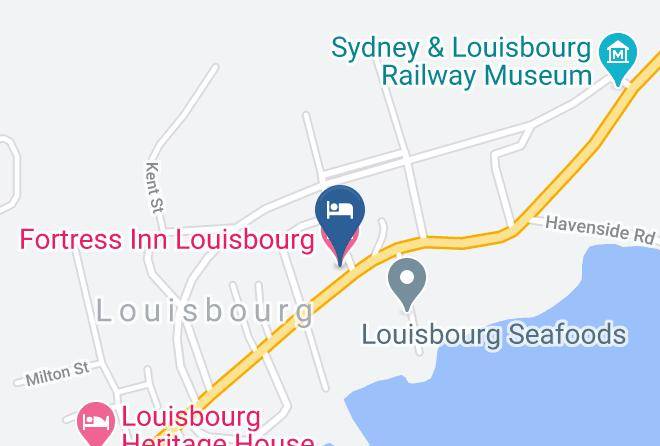 Cape Breton - Fortress Inn Louisbourg Maps