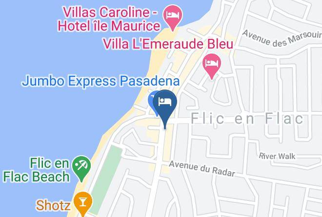 Flic En Flac - Fortuna Beach Complex Maps