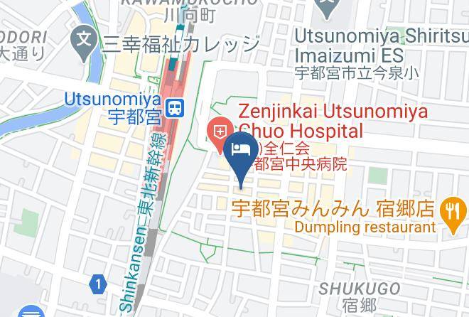 Utsunomiya City - Fortuna Inn Maps