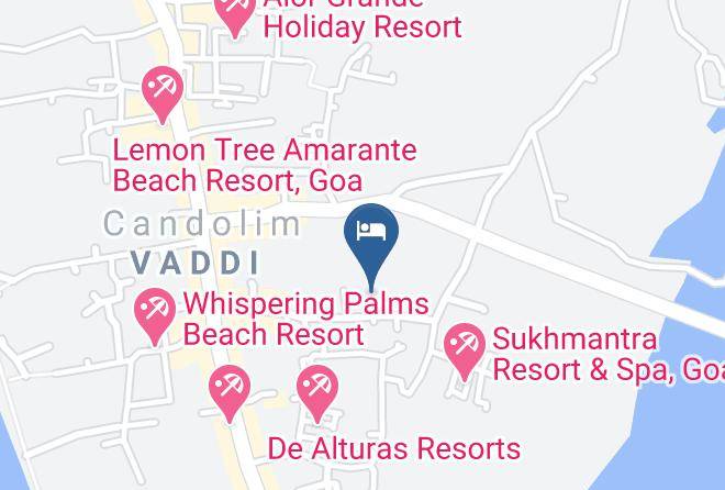 Resort Acron Candolim Regina Map